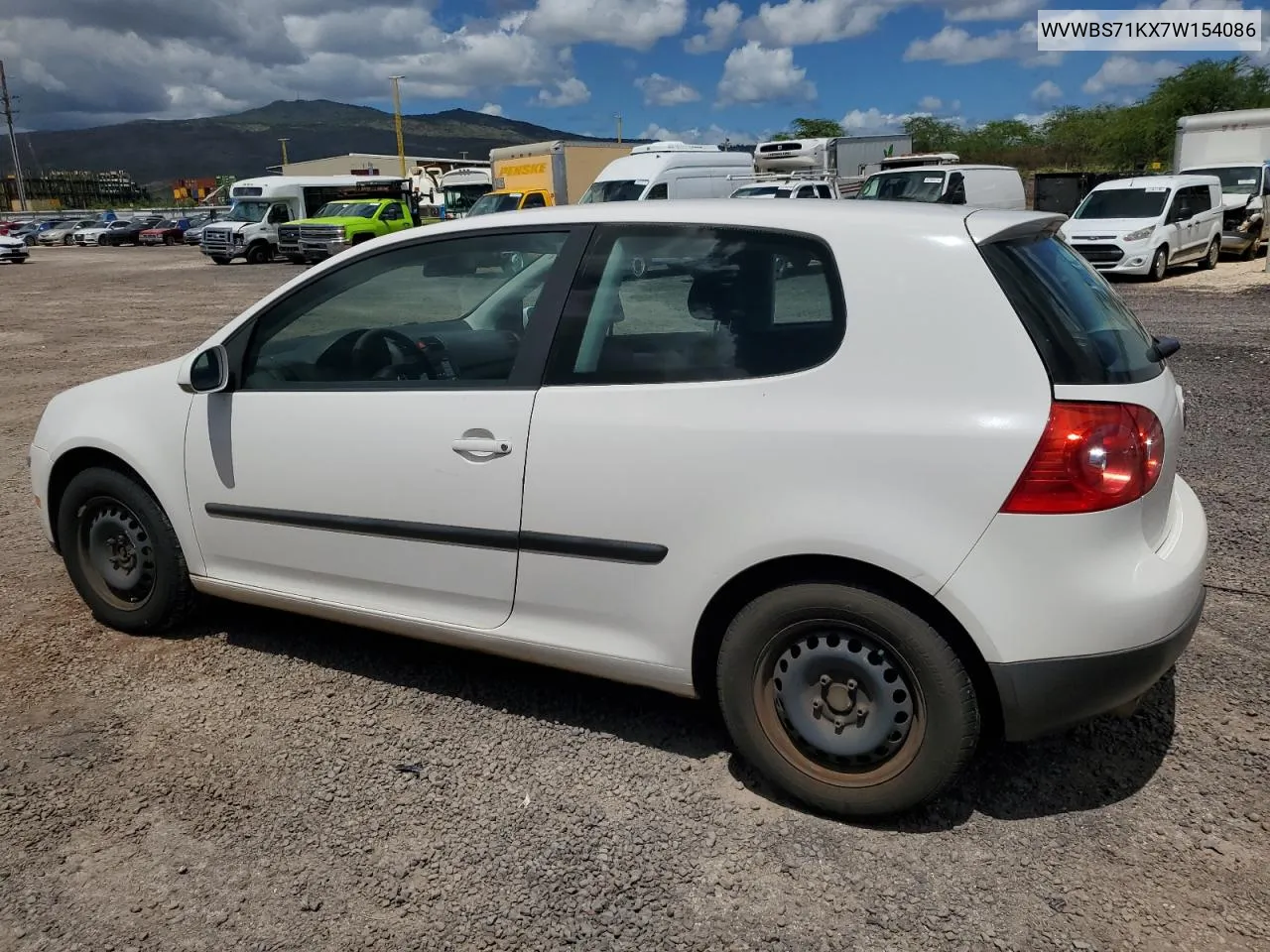 2007 Volkswagen Rabbit VIN: WVWBS71KX7W154086 Lot: 69996614