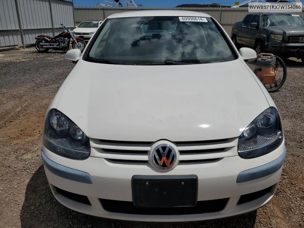 2007 Volkswagen Rabbit VIN: WVWBS71KX7W154086 Lot: 69996614