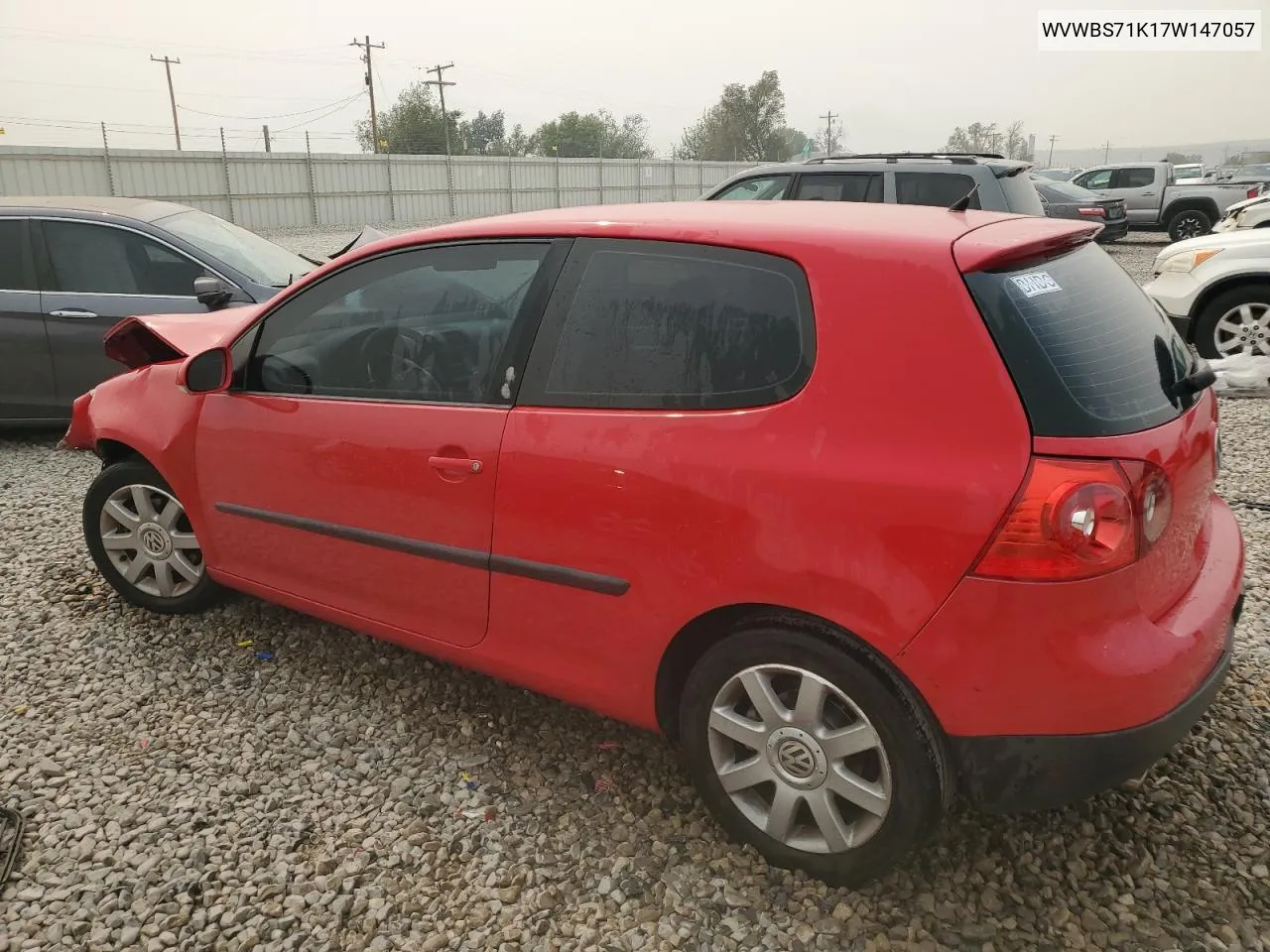 2007 Volkswagen Rabbit VIN: WVWBS71K17W147057 Lot: 71209264