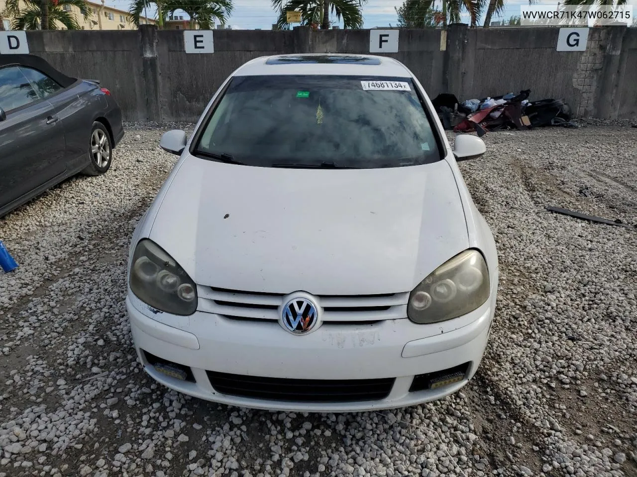 WVWCR71K47W062715 2007 Volkswagen Rabbit