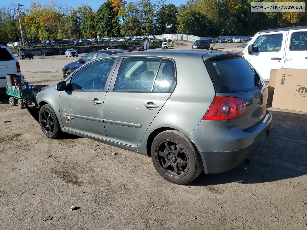 2007 Volkswagen Rabbit VIN: WVWDR71K77W090870 Lot: 75270964