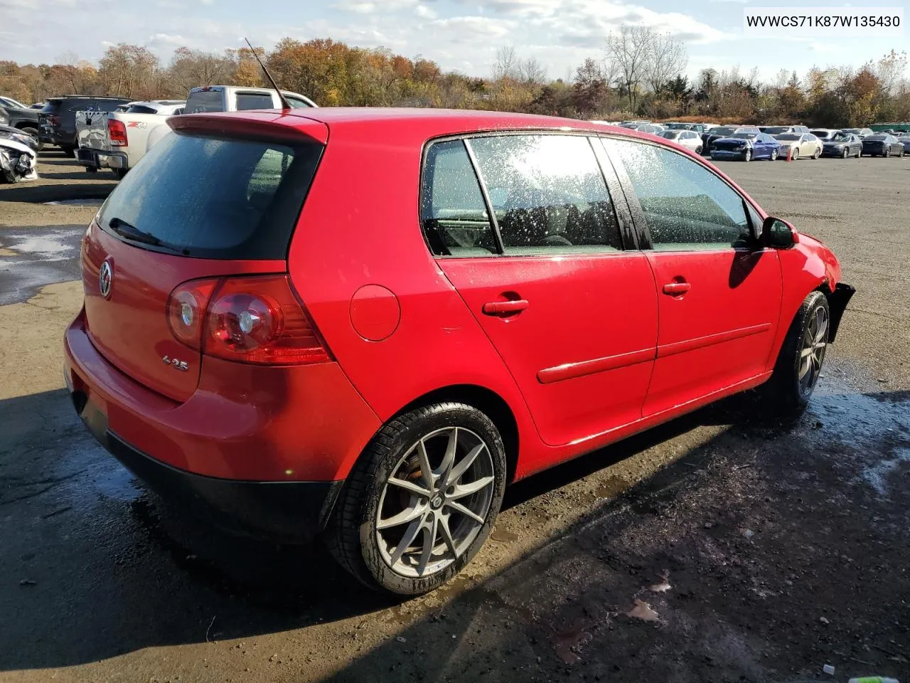 WVWCS71K87W135430 2007 Volkswagen Rabbit