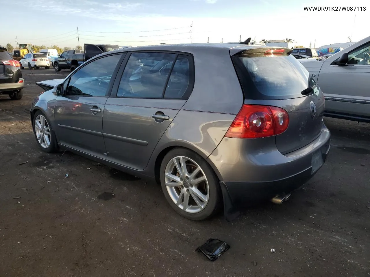 2007 Volkswagen Rabbit VIN: WVWDR91K27W087113 Lot: 77580554