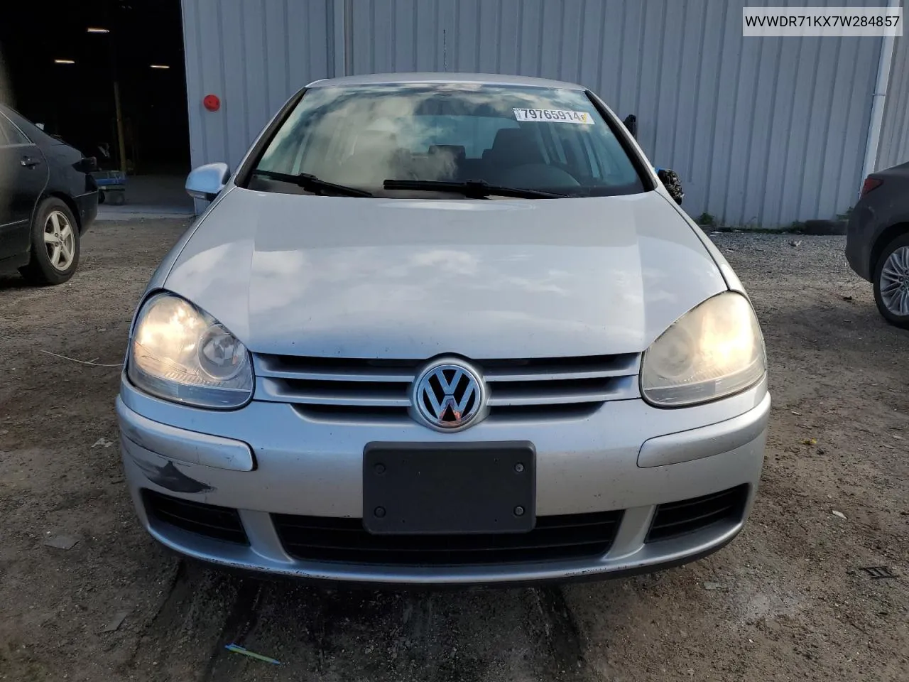 2007 Volkswagen Rabbit VIN: WVWDR71KX7W284857 Lot: 79765914