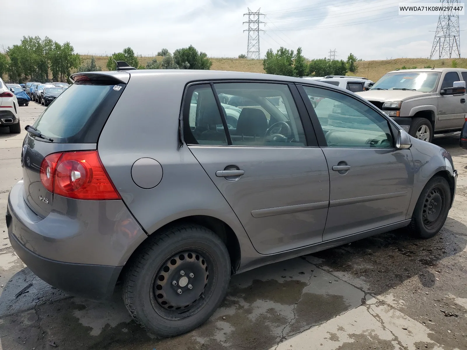 2008 Volkswagen Rabbit VIN: WVWDA71K08W297447 Lot: 60276394