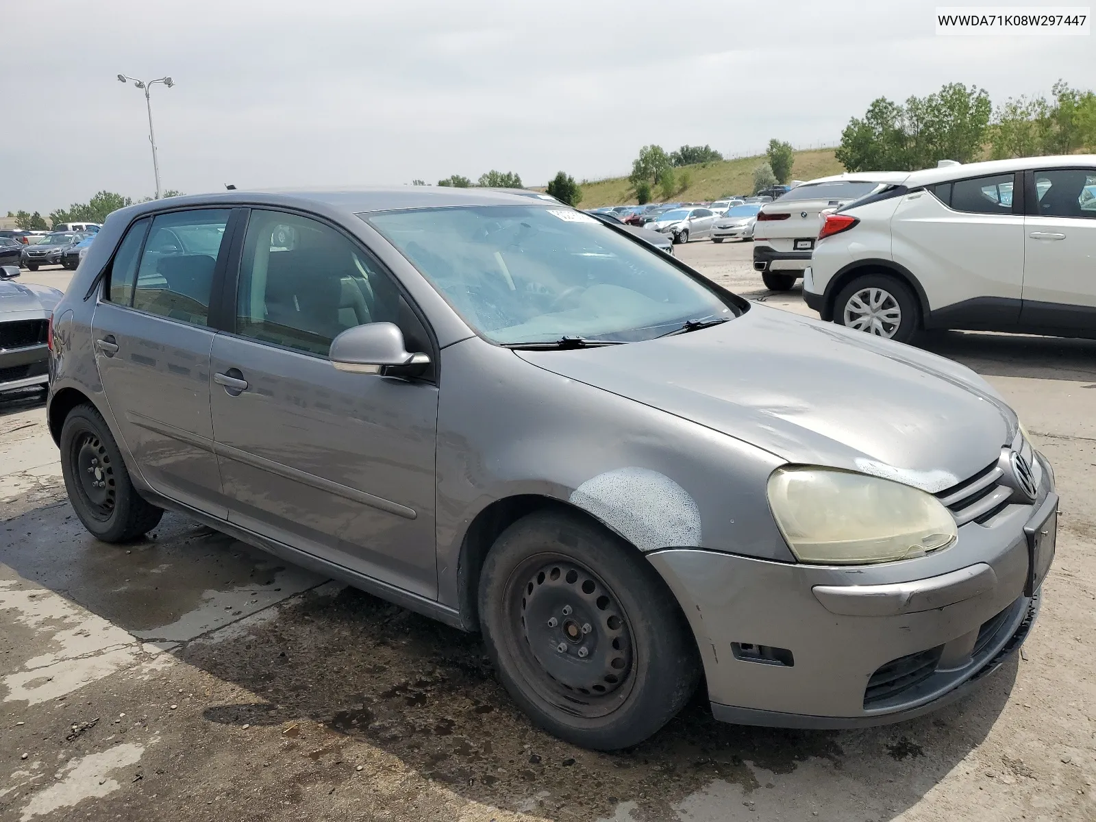 2008 Volkswagen Rabbit VIN: WVWDA71K08W297447 Lot: 60276394