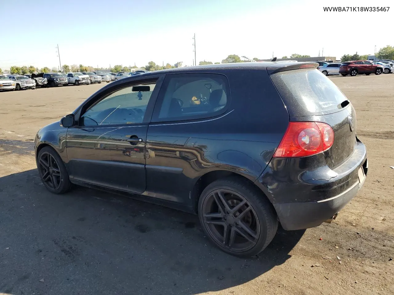 2008 Volkswagen Rabbit VIN: WVWBA71K18W335467 Lot: 71781524