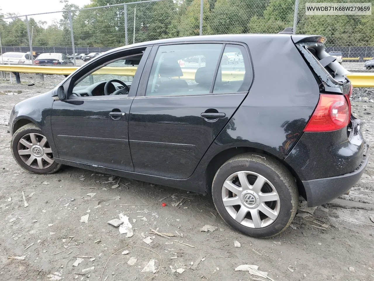 2008 Volkswagen Rabbit VIN: WVWDB71K68W279659 Lot: 72969744