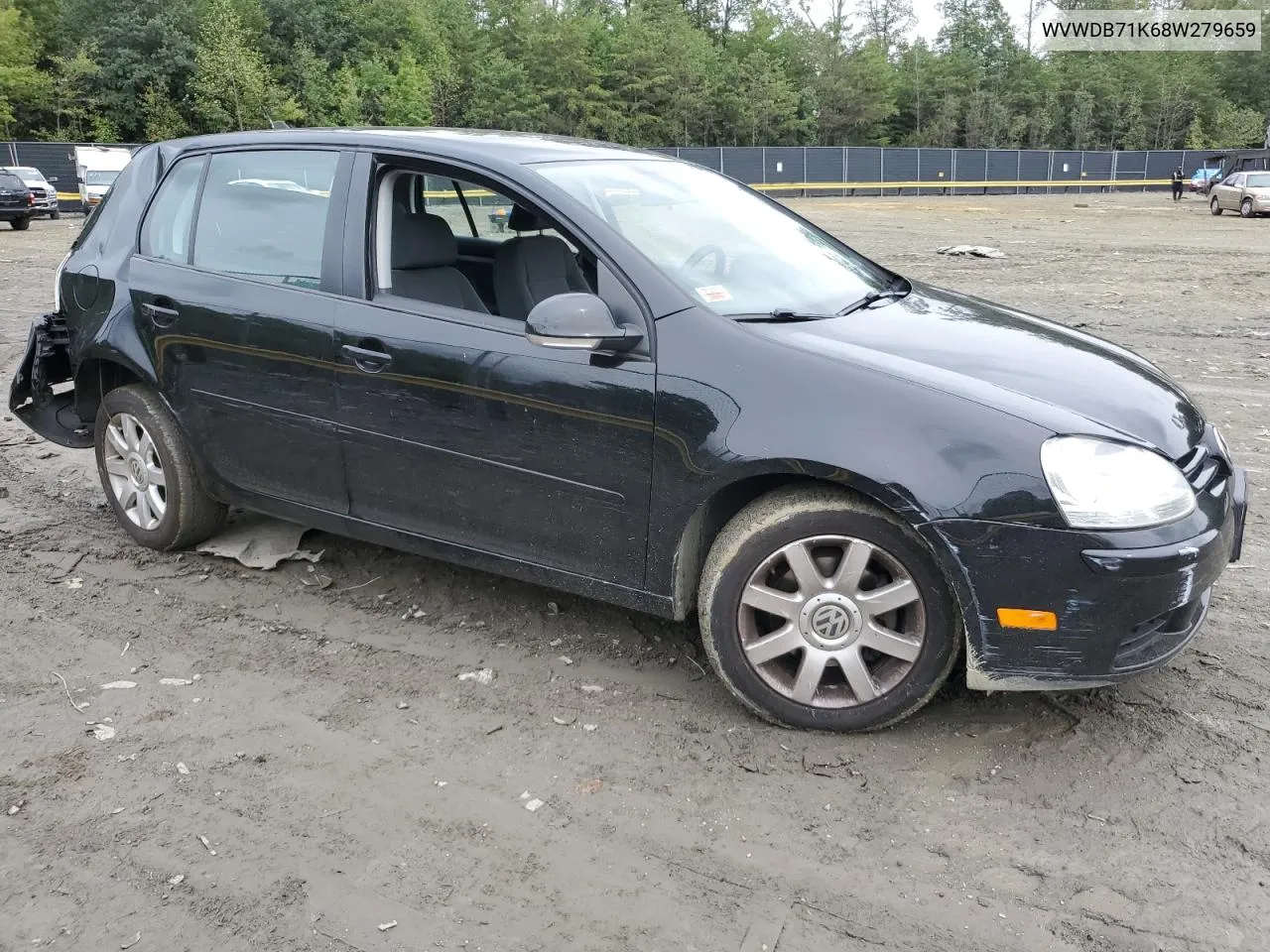 2008 Volkswagen Rabbit VIN: WVWDB71K68W279659 Lot: 72969744