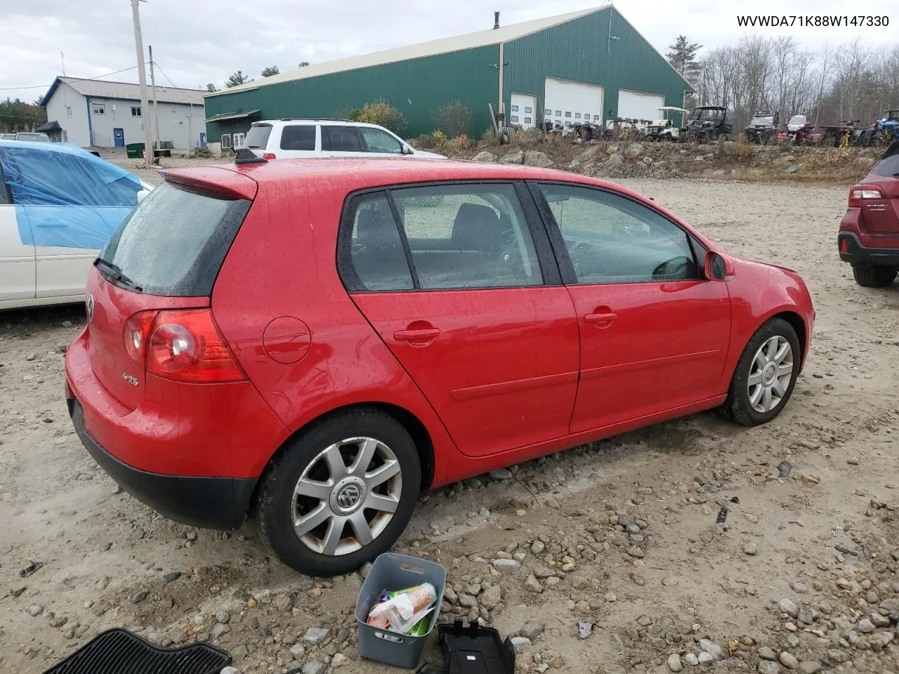 2008 Volkswagen Rabbit VIN: WVWDA71K88W147330 Lot: 77742974