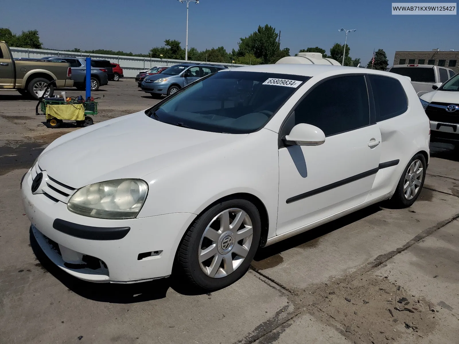 WVWAB71KX9W125427 2009 Volkswagen Rabbit