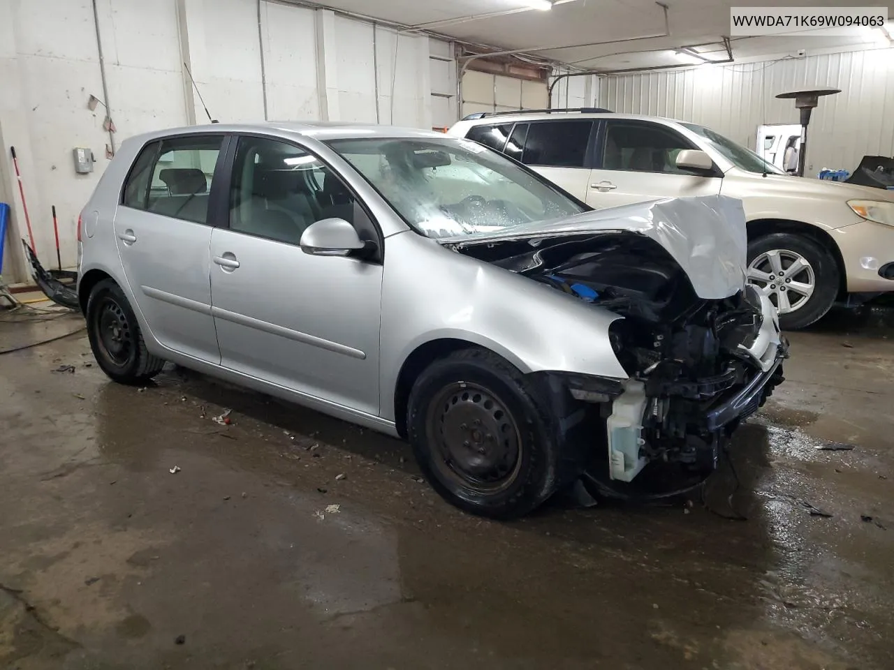 WVWDA71K69W094063 2009 Volkswagen Rabbit