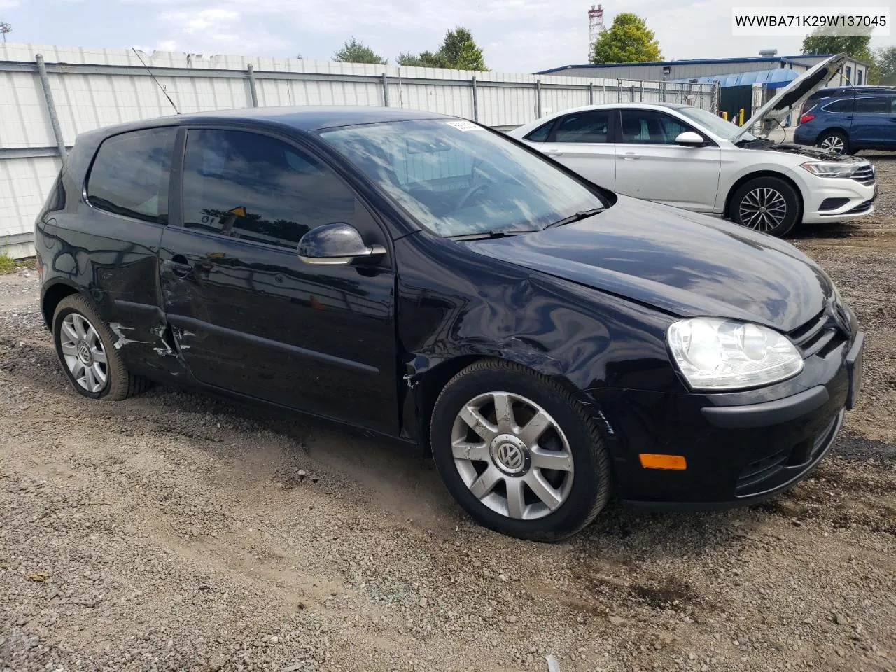 2009 Volkswagen Rabbit VIN: WVWBA71K29W137045 Lot: 68855164