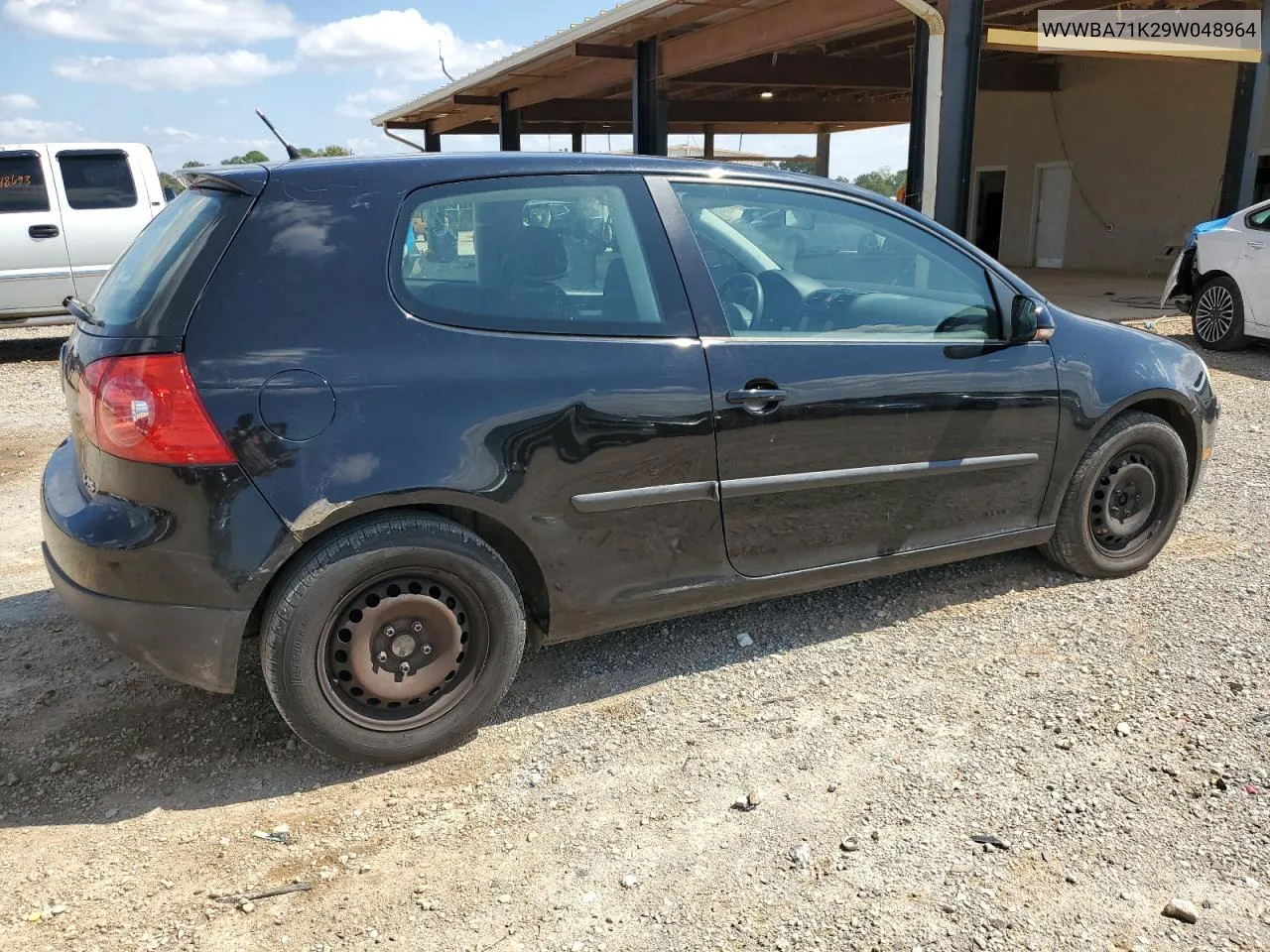 2009 Volkswagen Rabbit VIN: WVWBA71K29W048964 Lot: 71843944