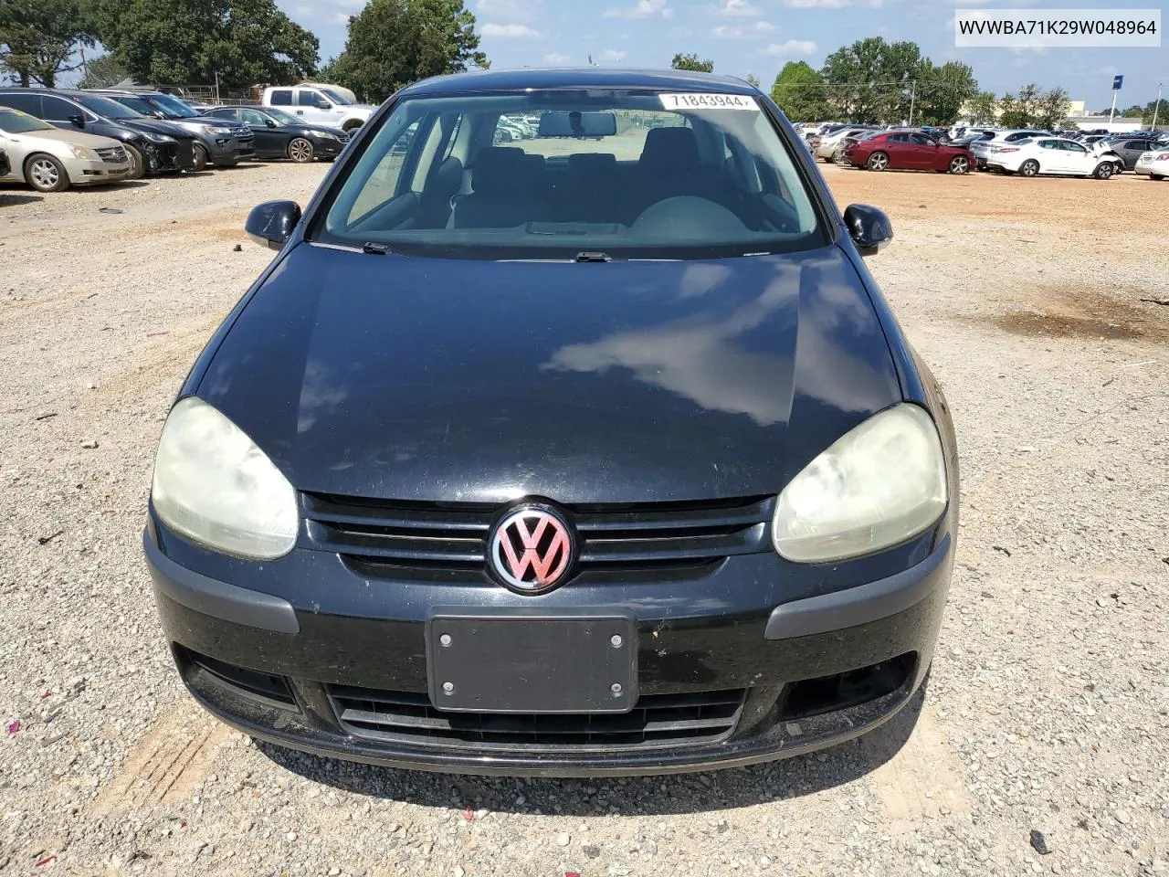 2009 Volkswagen Rabbit VIN: WVWBA71K29W048964 Lot: 71843944