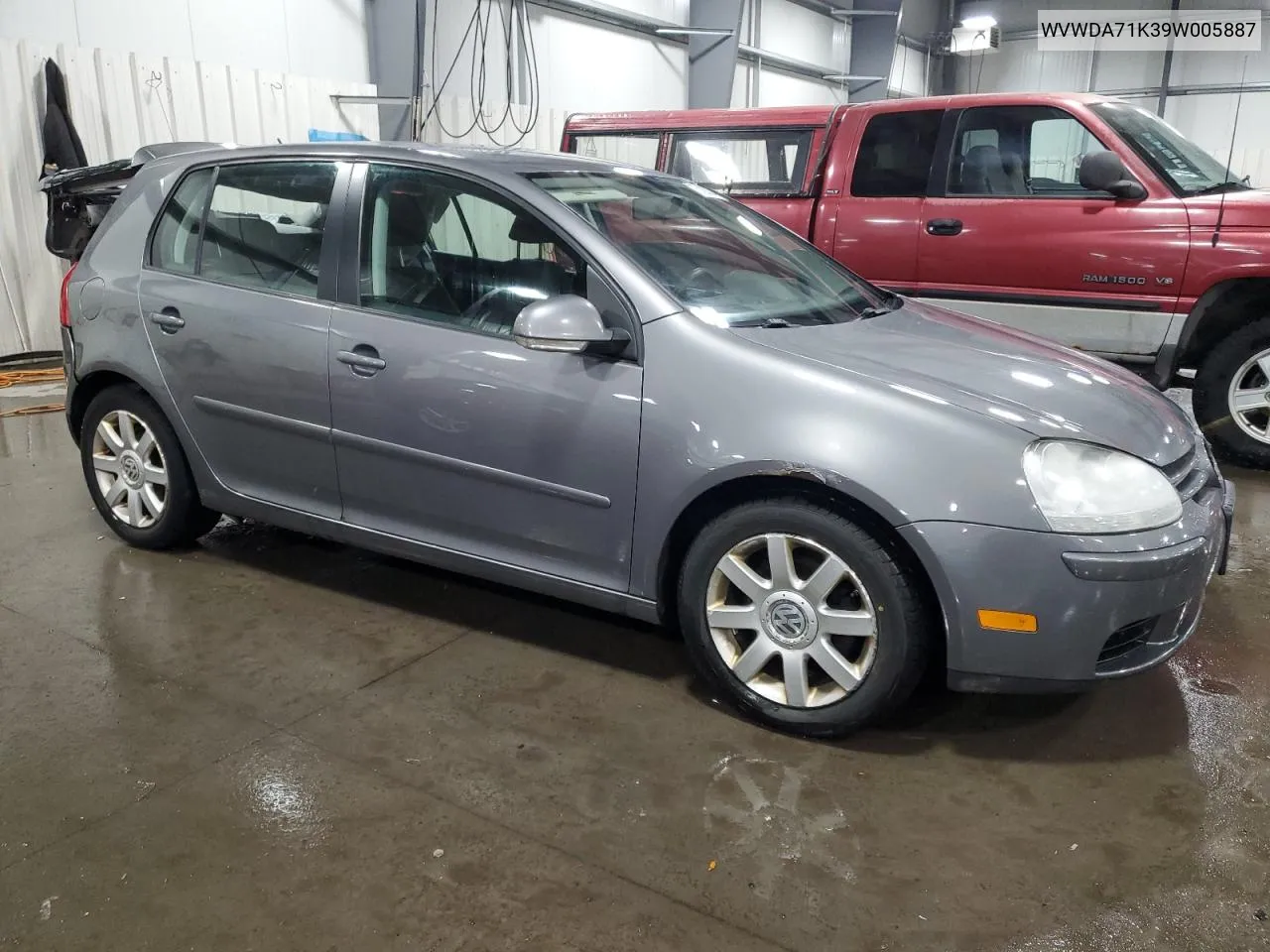 2009 Volkswagen Rabbit VIN: WVWDA71K39W005887 Lot: 75120774