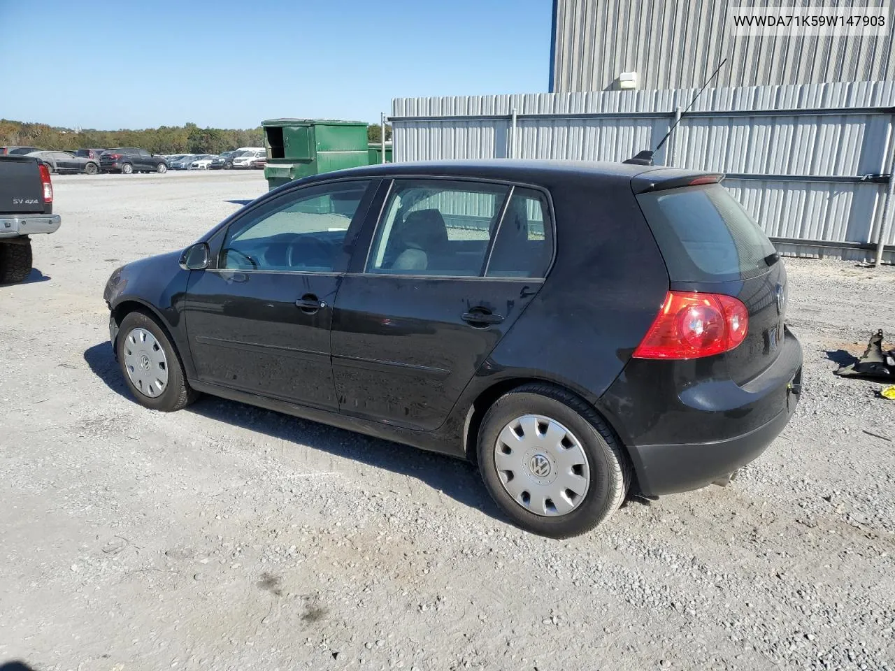 2009 Volkswagen Rabbit VIN: WVWDA71K59W147903 Lot: 76706654