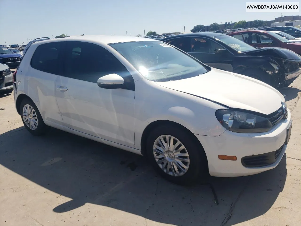 2010 Volkswagen Golf VIN: WVWBB7AJ8AW148088 Lot: 60446244