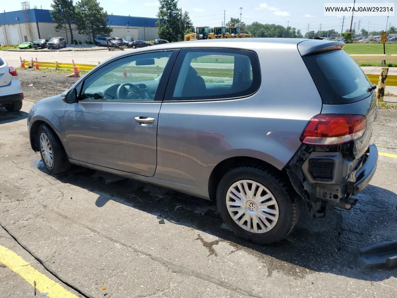 2010 Volkswagen Golf VIN: WVWAA7AJ0AW292314 Lot: 62326964