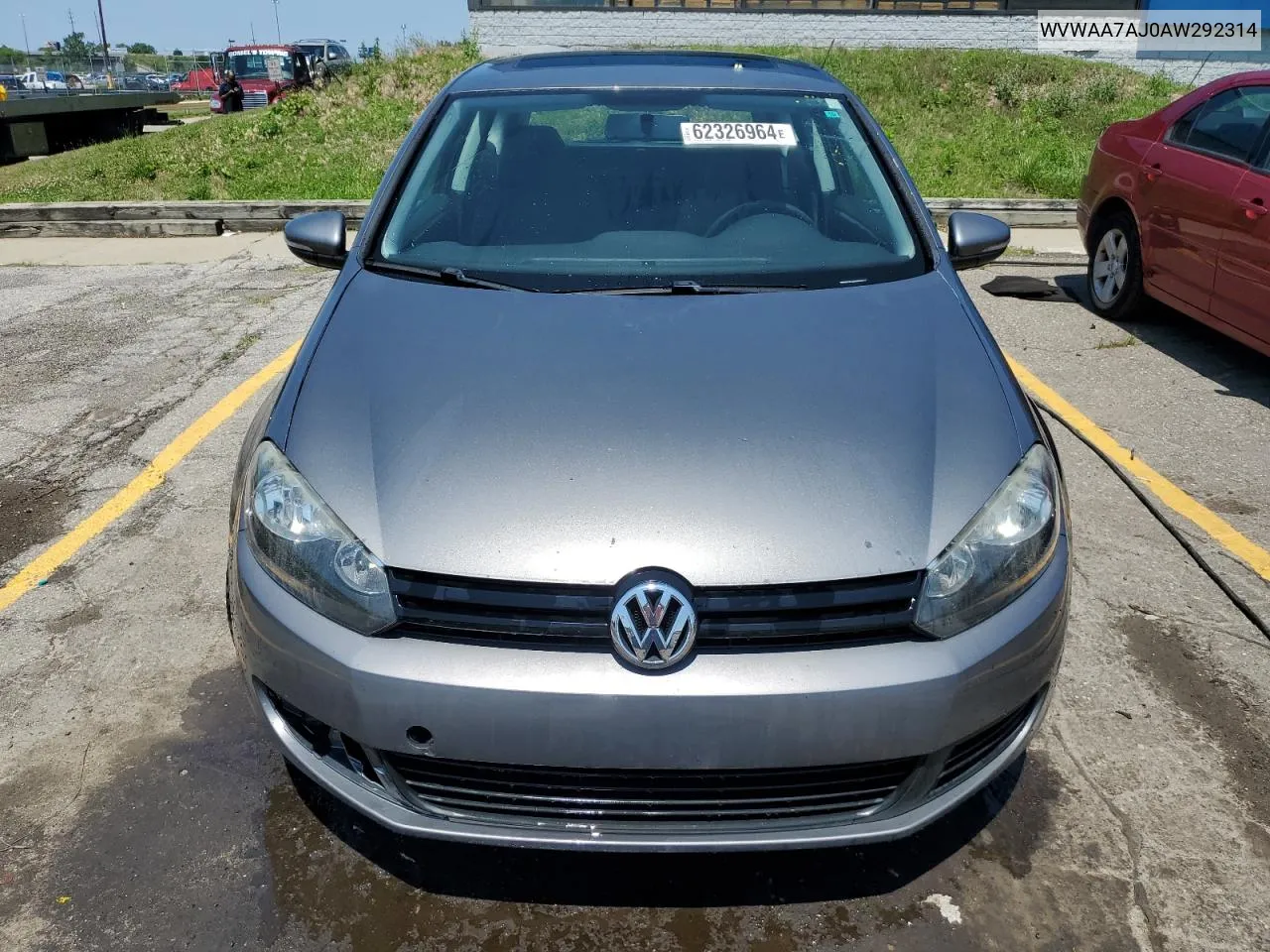 2010 Volkswagen Golf VIN: WVWAA7AJ0AW292314 Lot: 62326964