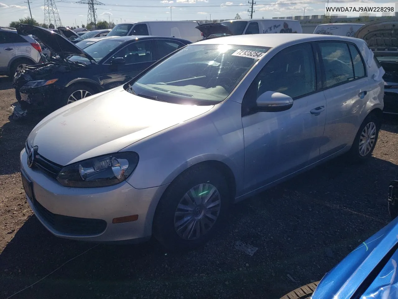 WVWDA7AJ9AW228298 2010 Volkswagen Golf