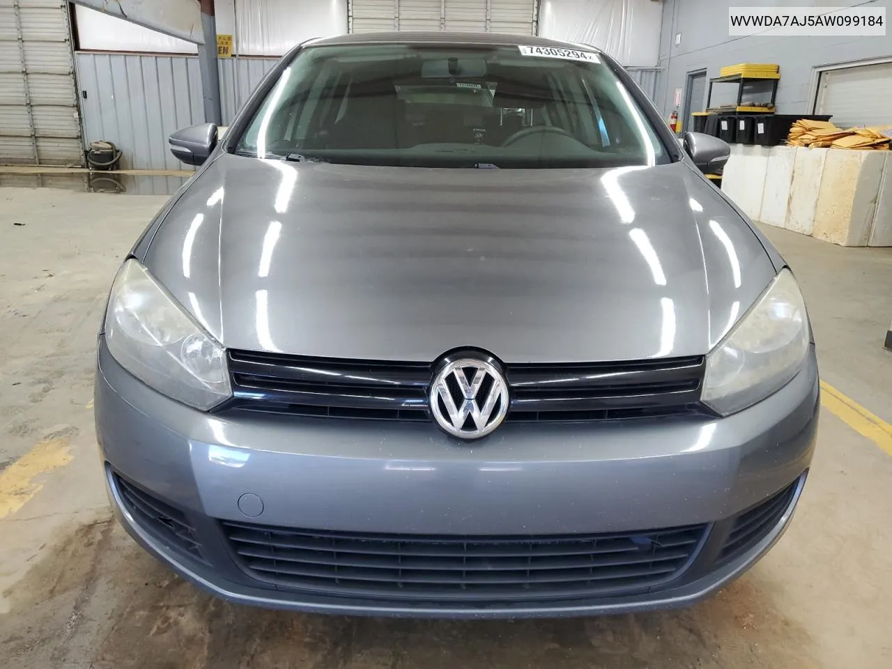 2010 Volkswagen Golf VIN: WVWDA7AJ5AW099184 Lot: 74305294