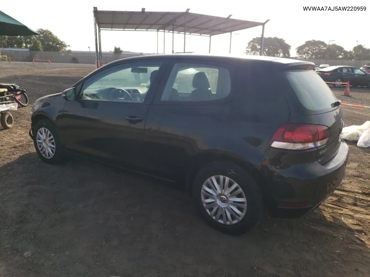 2010 Volkswagen Golf VIN: WVWAA7AJ5AW220959 Lot: 75882224