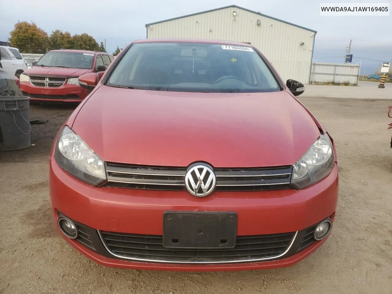 WVWDA9AJ1AW169405 2010 Volkswagen Golf