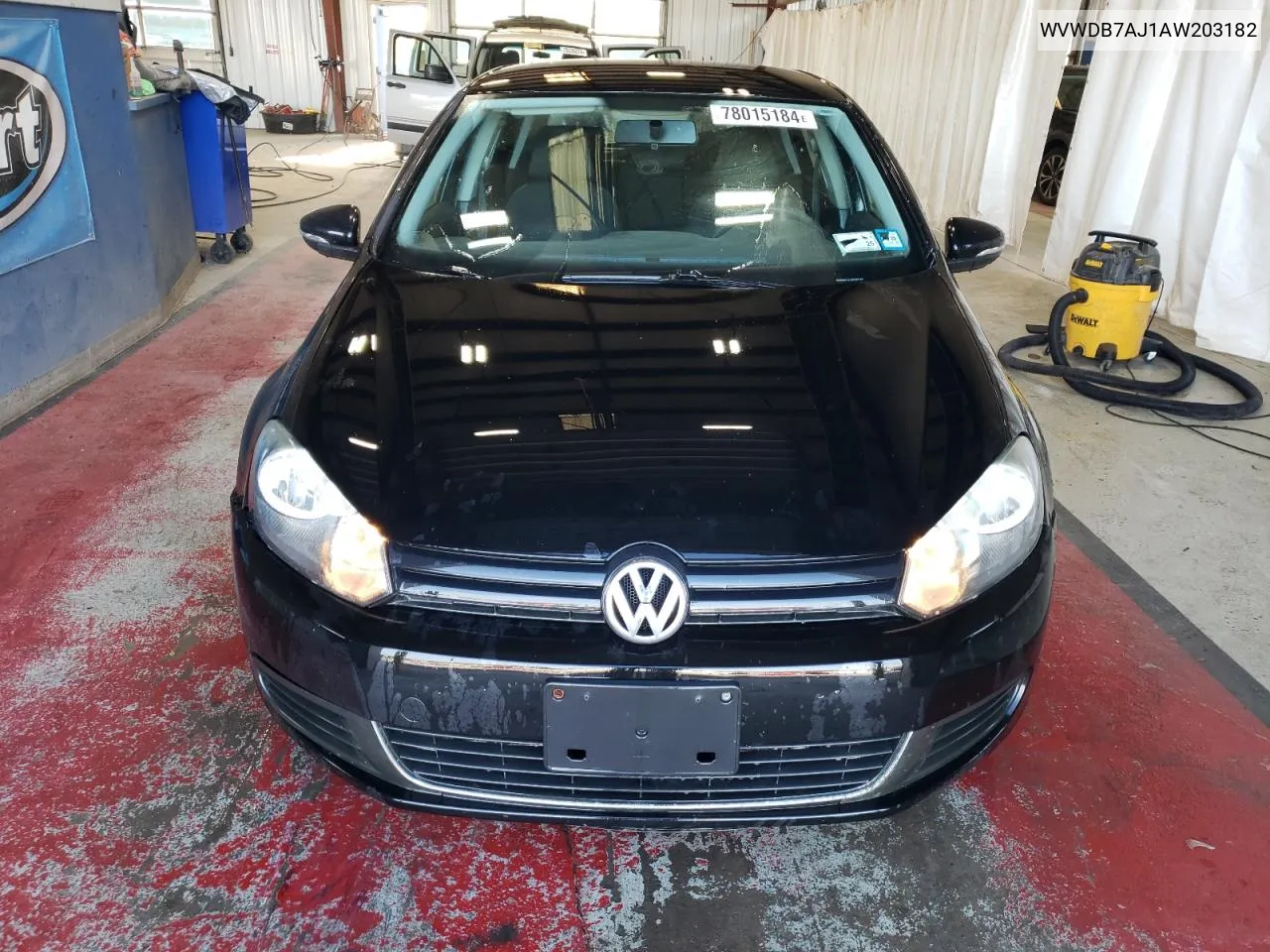 2010 Volkswagen Golf VIN: WVWDB7AJ1AW203182 Lot: 78015184