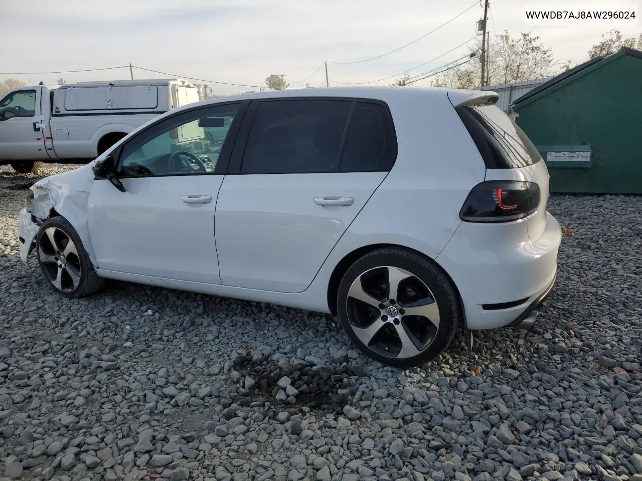 2010 Volkswagen Golf VIN: WVWDB7AJ8AW296024 Lot: 78504894