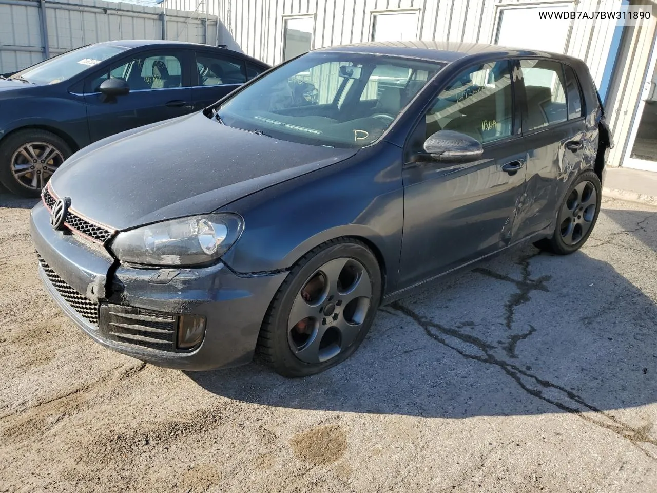 2011 Volkswagen Golf VIN: WVWDB7AJ7BW311890 Lot: 74230644