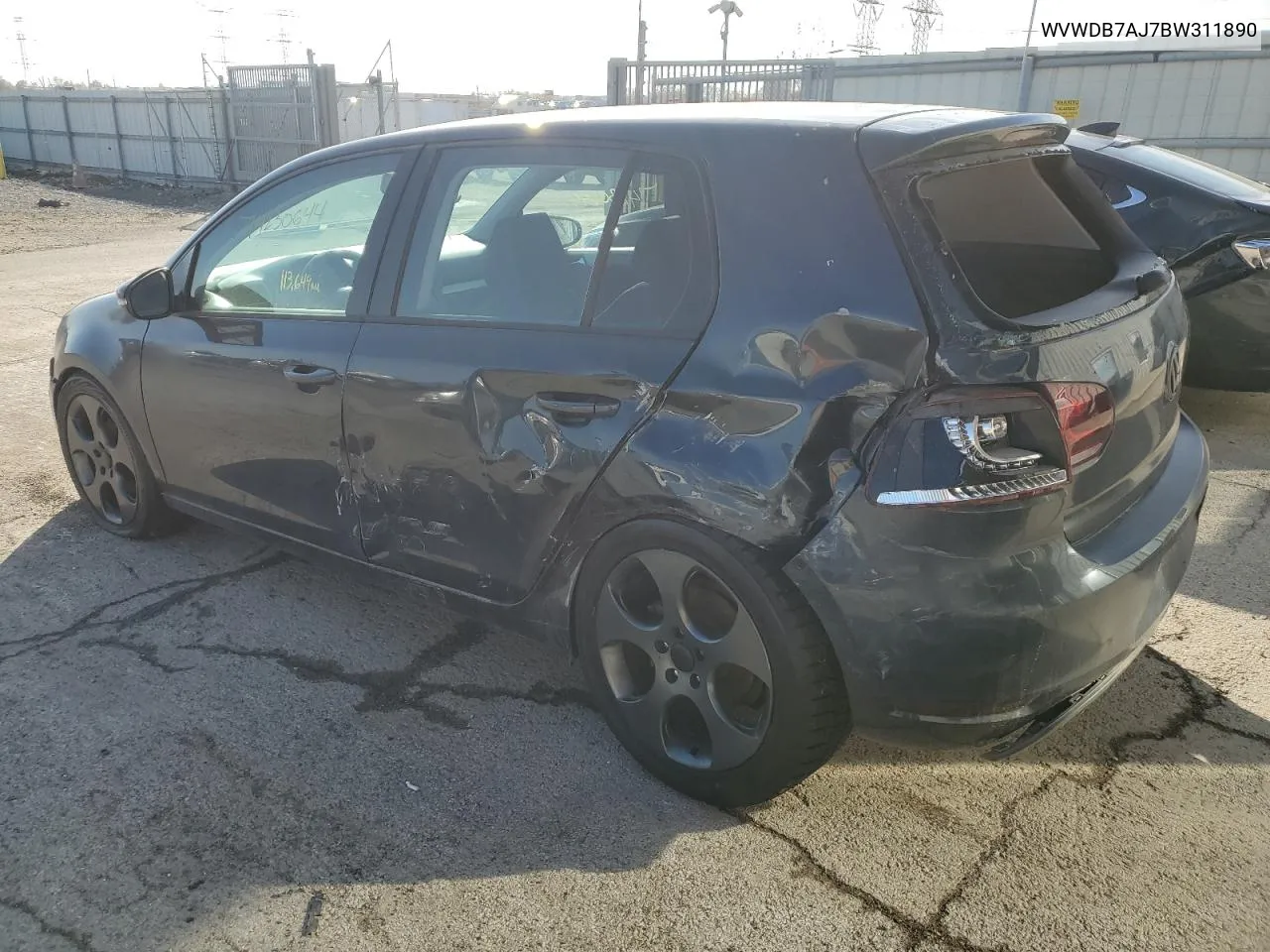 2011 Volkswagen Golf VIN: WVWDB7AJ7BW311890 Lot: 74230644