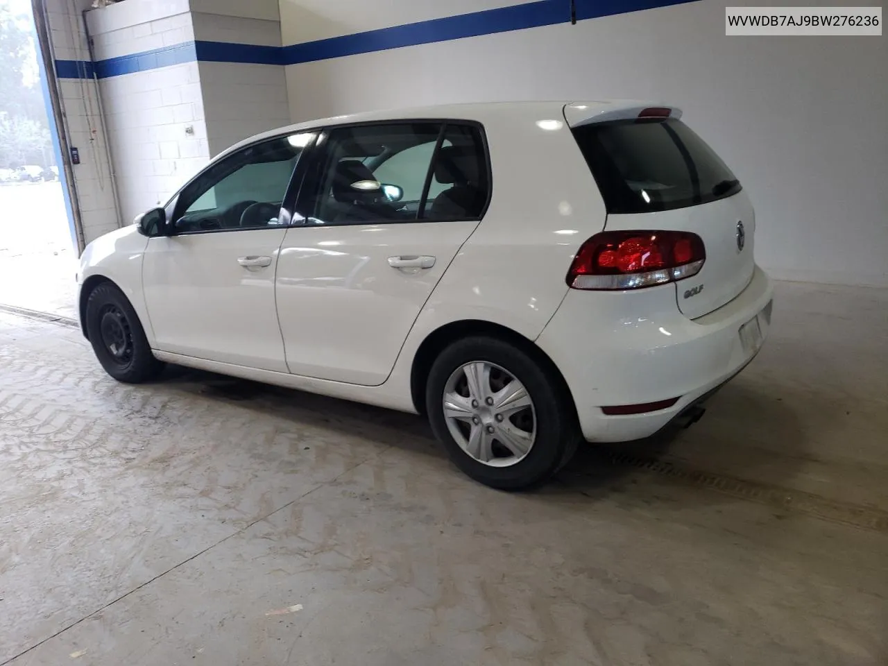 2011 Volkswagen Golf VIN: WVWDB7AJ9BW276236 Lot: 74739354