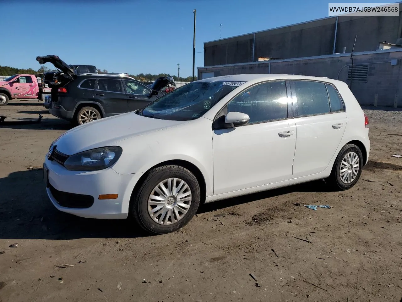 2011 Volkswagen Golf VIN: WVWDB7AJ5BW246568 Lot: 75670804