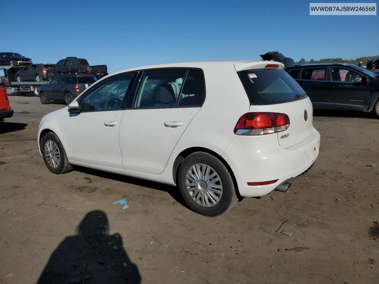 WVWDB7AJ5BW246568 2011 Volkswagen Golf