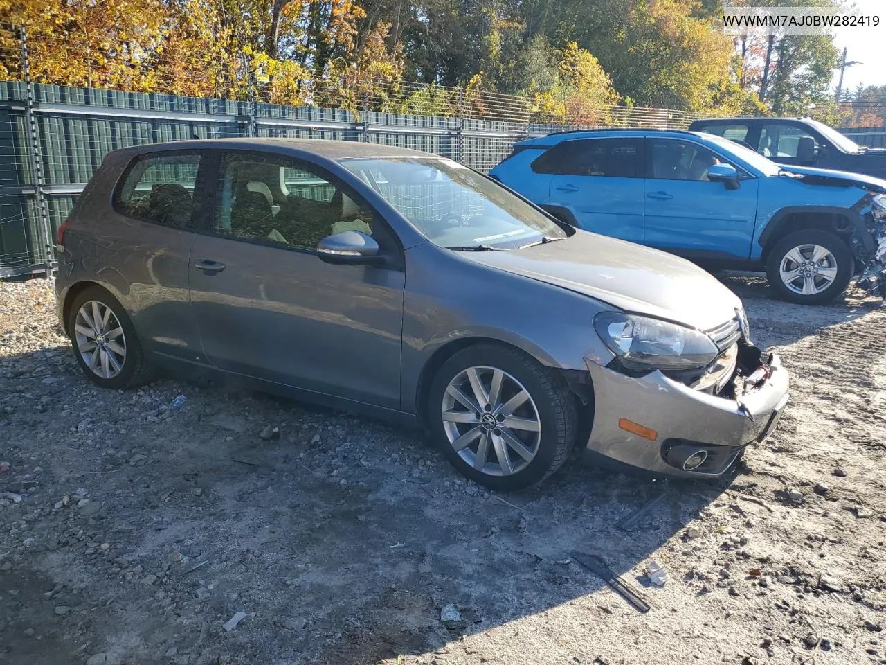 WVWMM7AJ0BW282419 2011 Volkswagen Golf