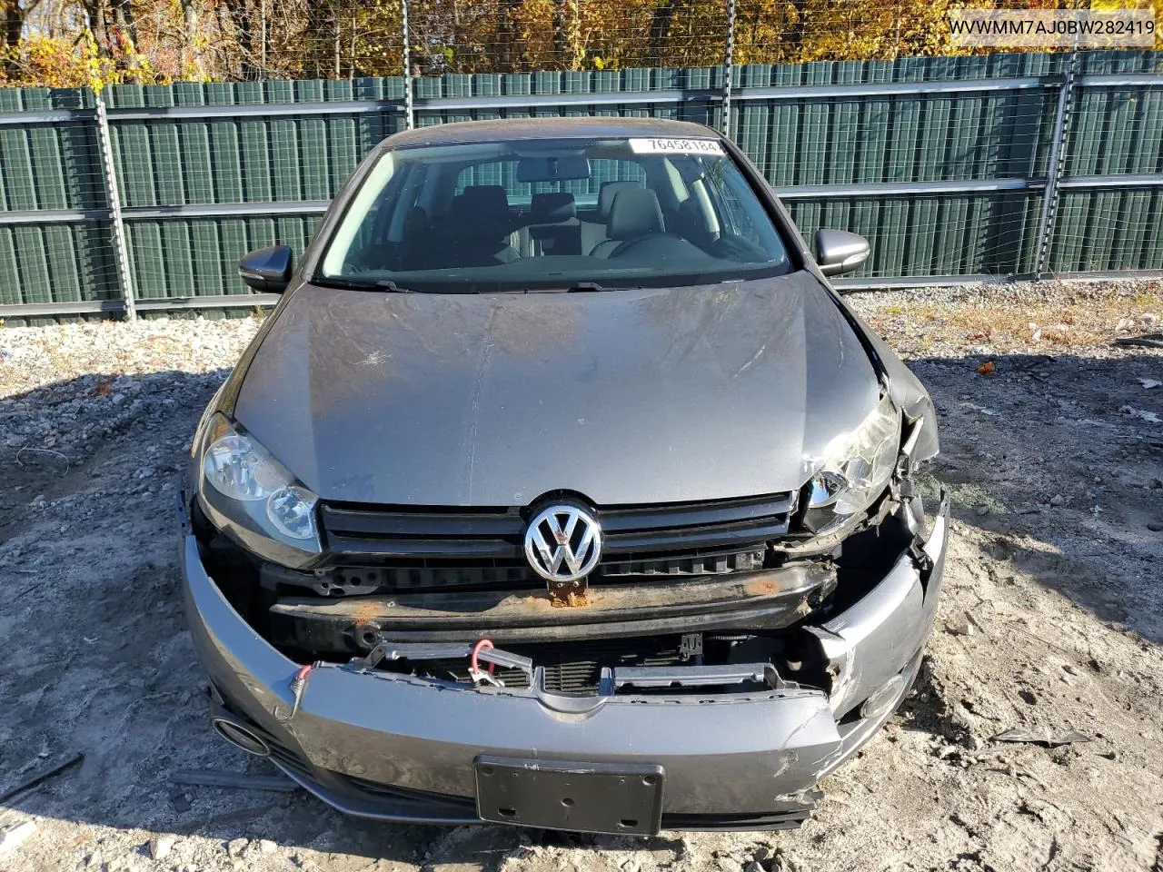 WVWMM7AJ0BW282419 2011 Volkswagen Golf