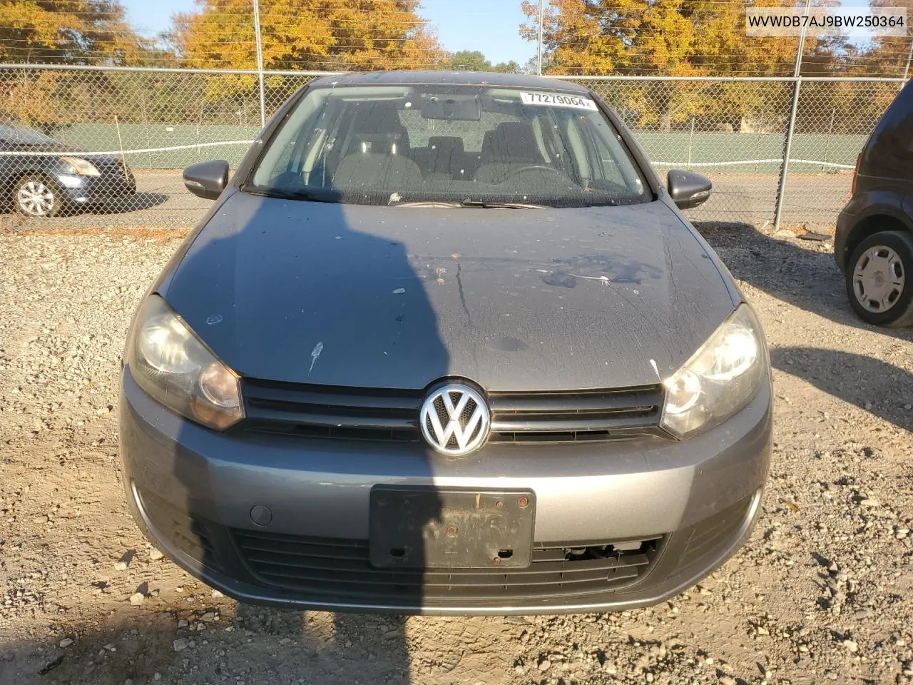 2011 Volkswagen Golf VIN: WVWDB7AJ9BW250364 Lot: 77279064