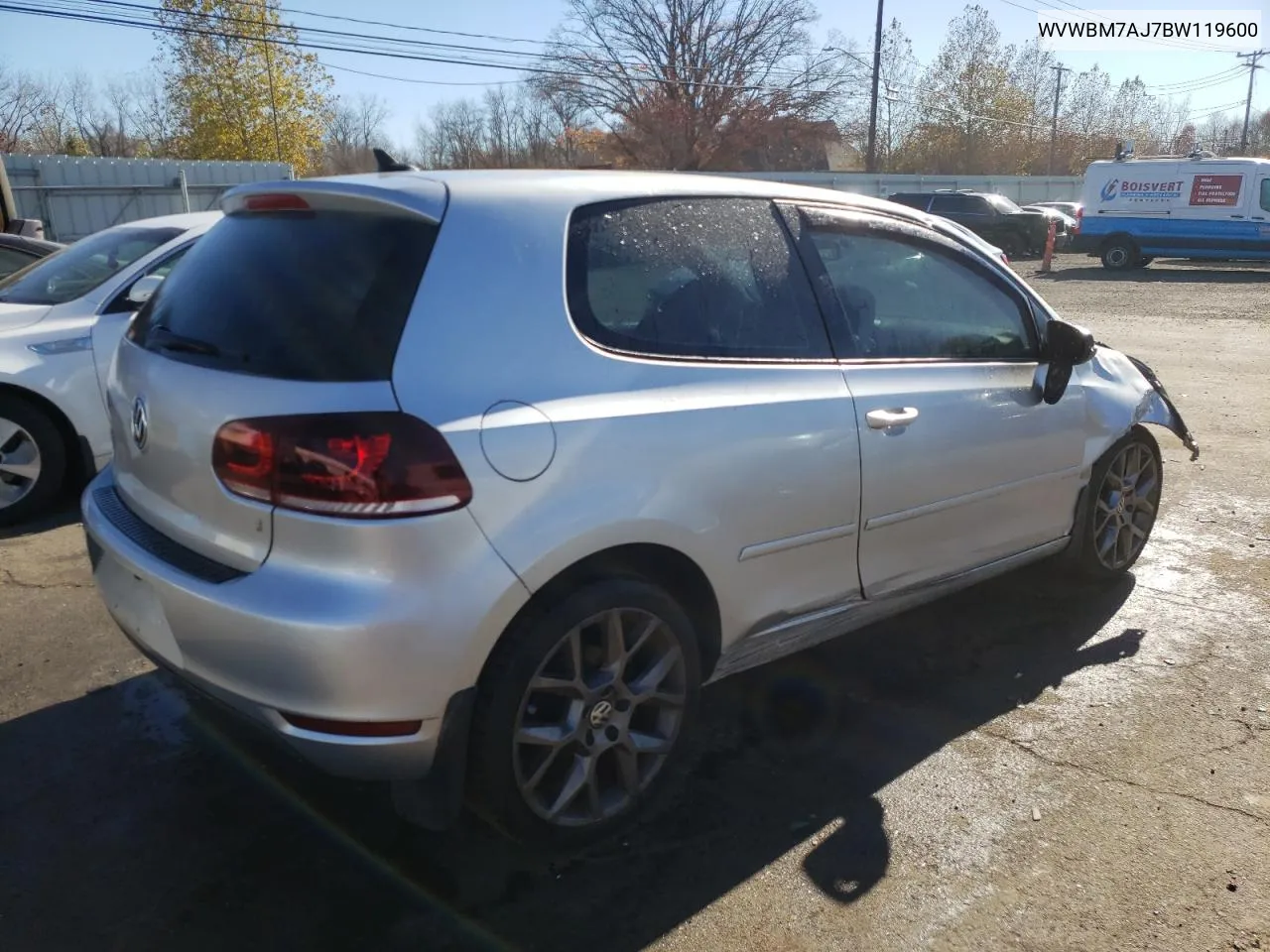 2011 Volkswagen Golf VIN: WVWBM7AJ7BW119600 Lot: 77469554