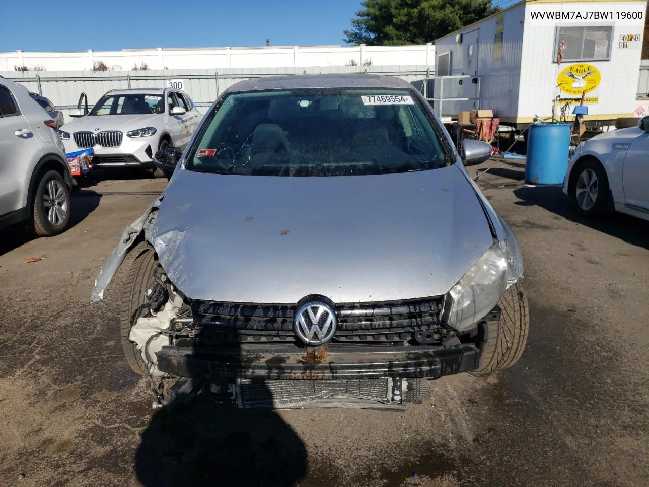 2011 Volkswagen Golf VIN: WVWBM7AJ7BW119600 Lot: 77469554