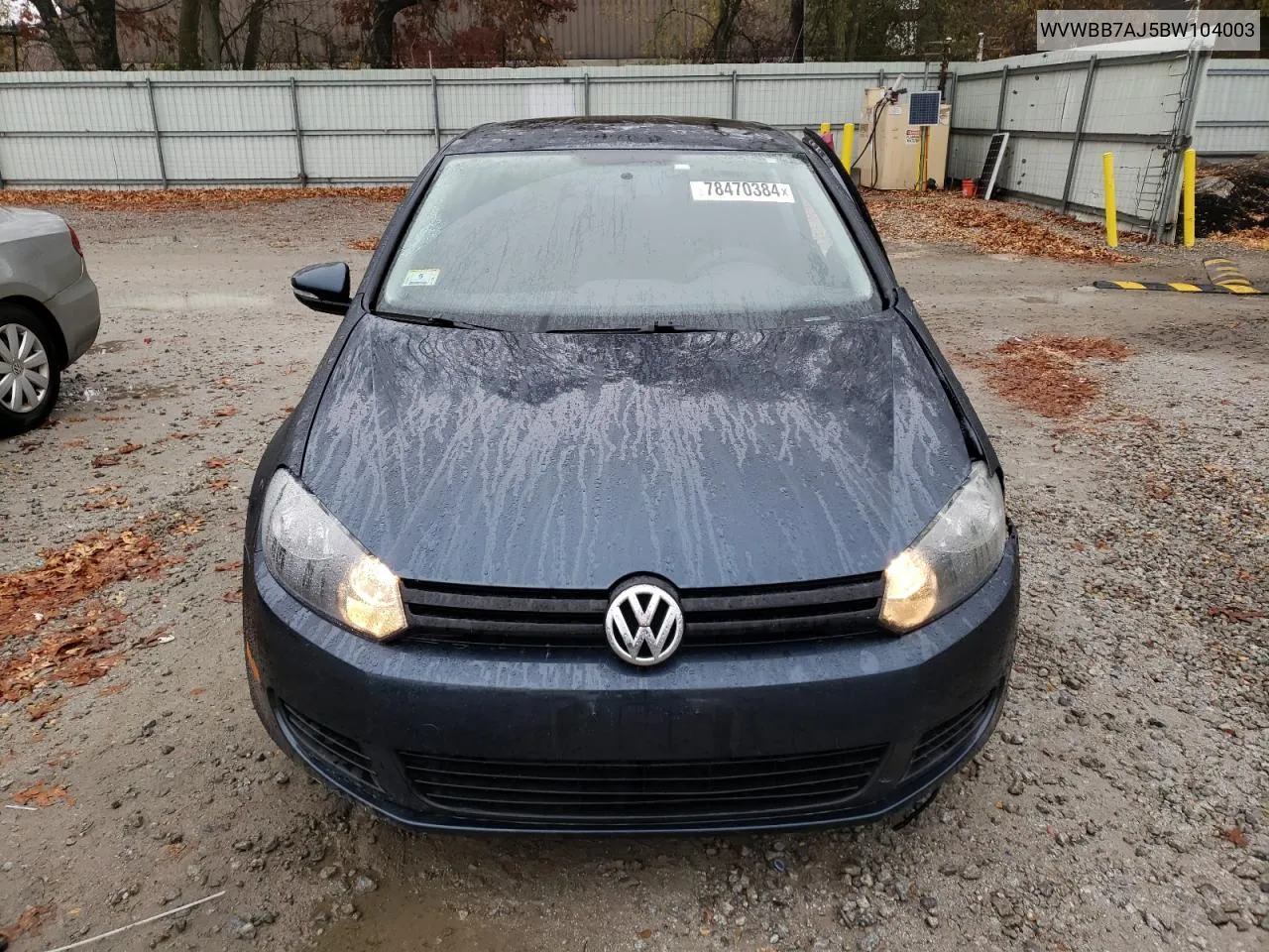 2011 Volkswagen Golf VIN: WVWBB7AJ5BW104003 Lot: 78470384