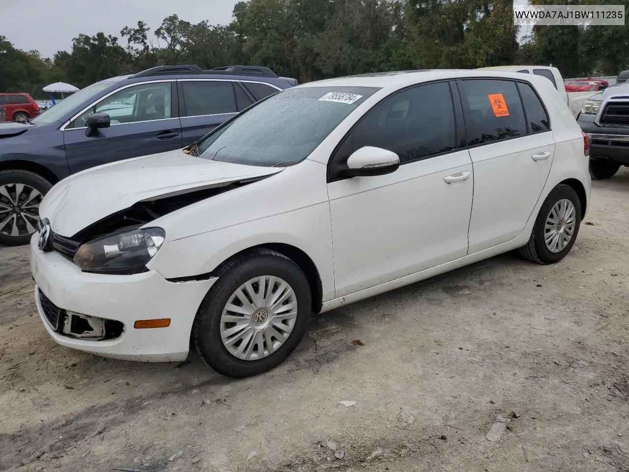 2011 Volkswagen Golf VIN: WVWDA7AJ1BW111235 Lot: 79558784