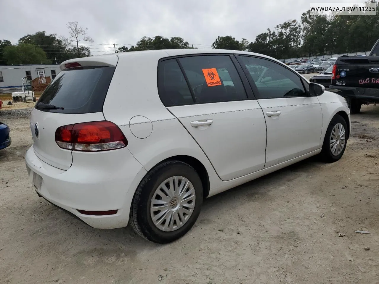 2011 Volkswagen Golf VIN: WVWDA7AJ1BW111235 Lot: 79558784