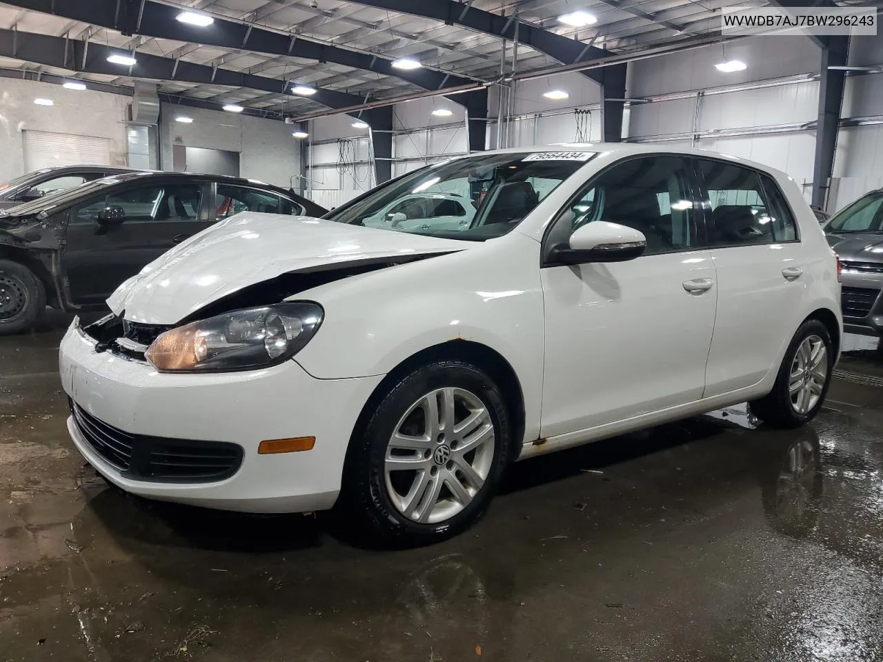 2011 Volkswagen Golf VIN: WVWDB7AJ7BW296243 Lot: 79564434