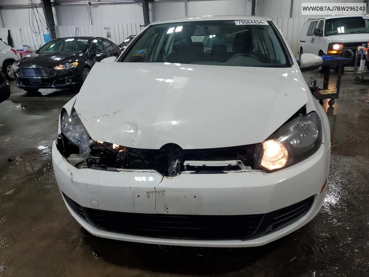 2011 Volkswagen Golf VIN: WVWDB7AJ7BW296243 Lot: 79564434