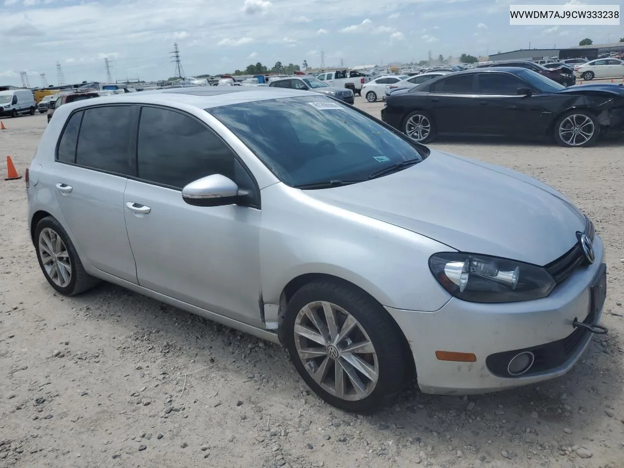 WVWDM7AJ9CW333238 2012 Volkswagen Golf