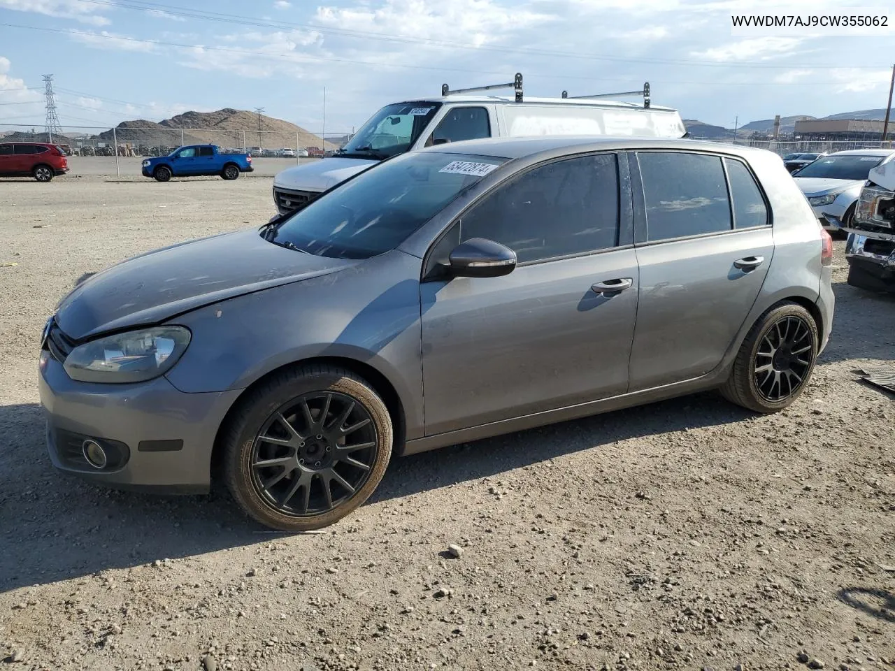 2012 Volkswagen Golf VIN: WVWDM7AJ9CW355062 Lot: 63472874