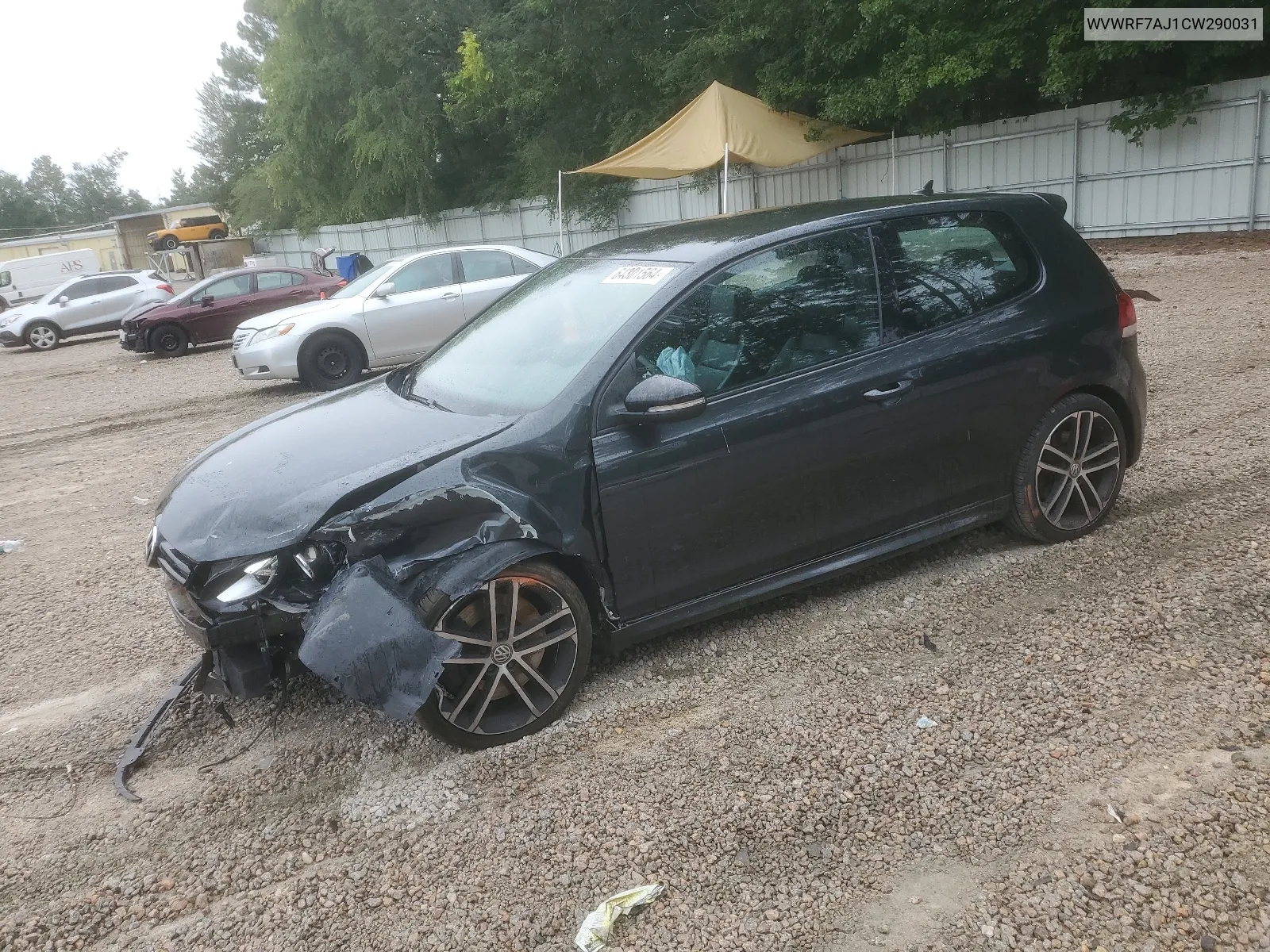 WVWRF7AJ1CW290031 2012 Volkswagen Golf R