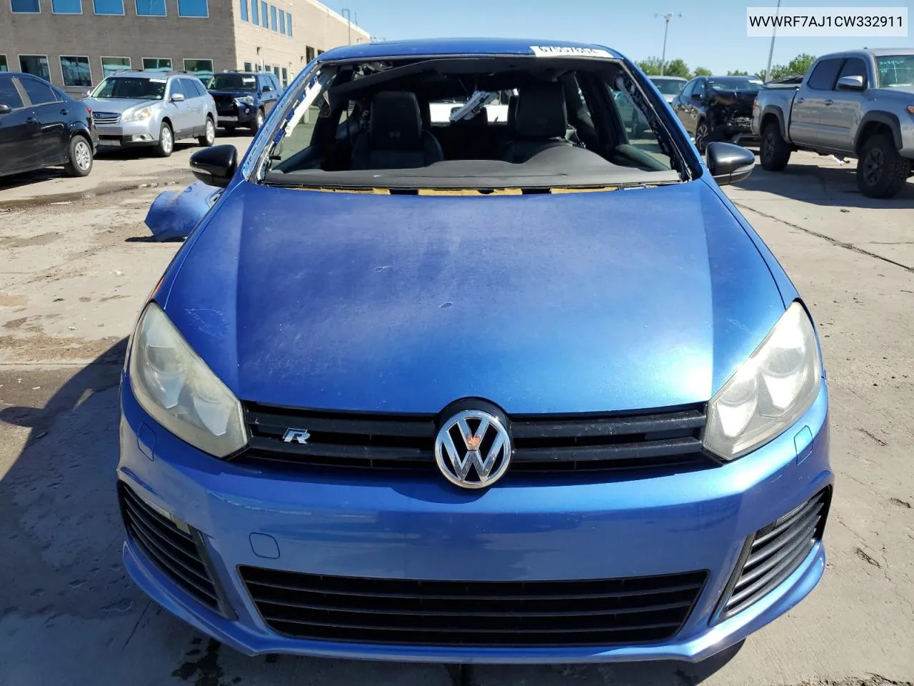 WVWRF7AJ1CW332911 2012 Volkswagen Golf R