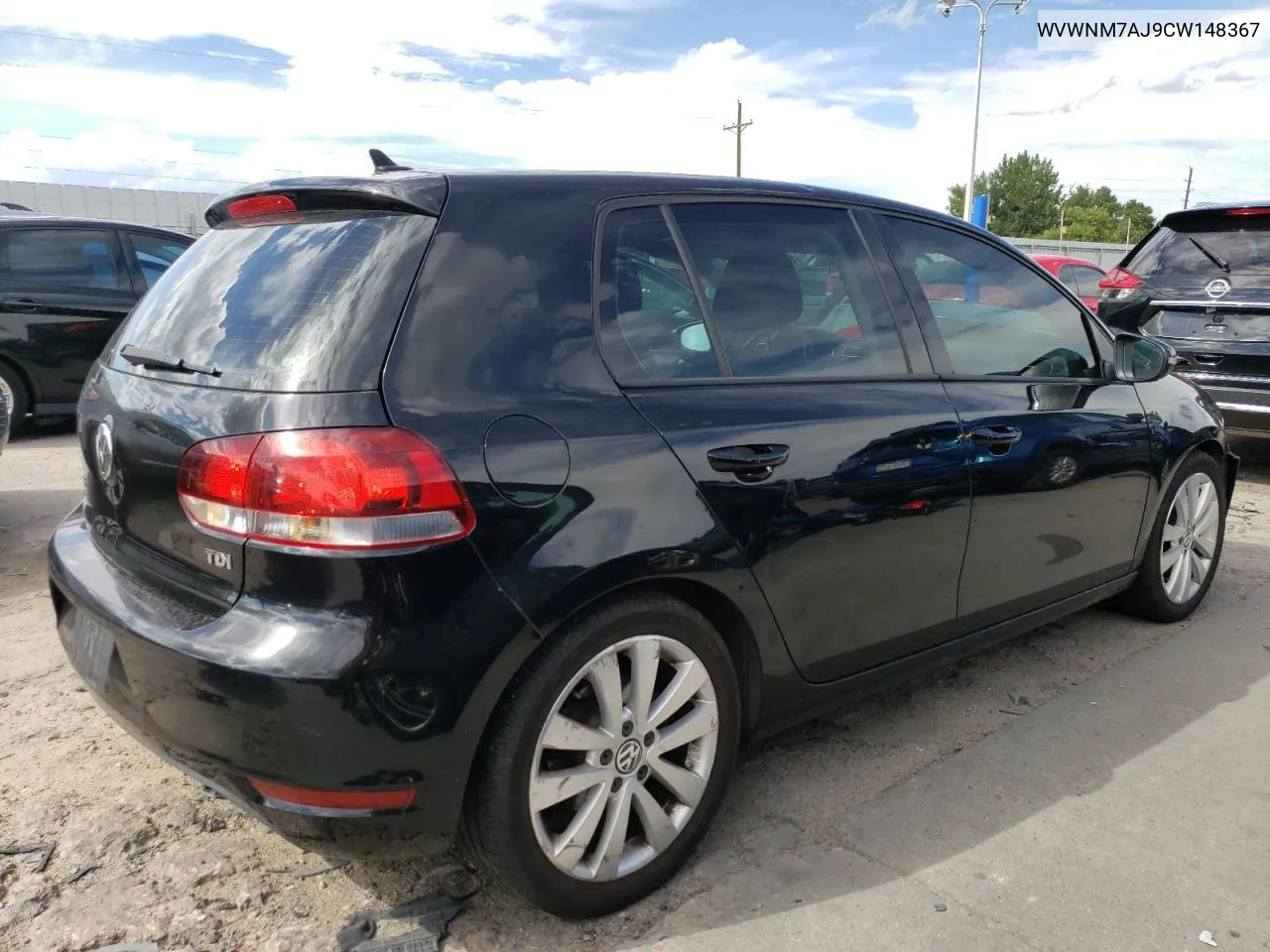 2012 Volkswagen Golf VIN: WVWNM7AJ9CW148367 Lot: 69002904